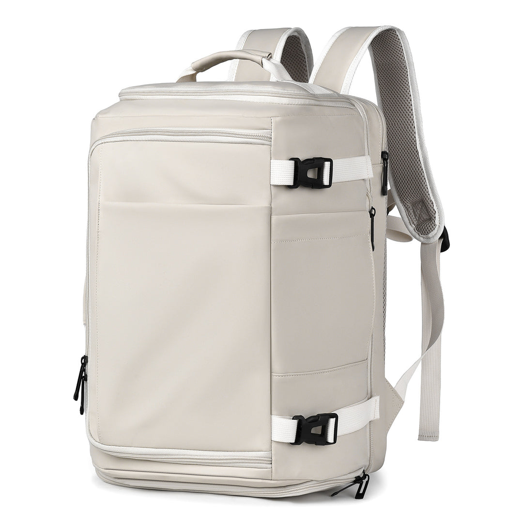 Versatile Tech-Enhanced Travel Backpack Bowlift