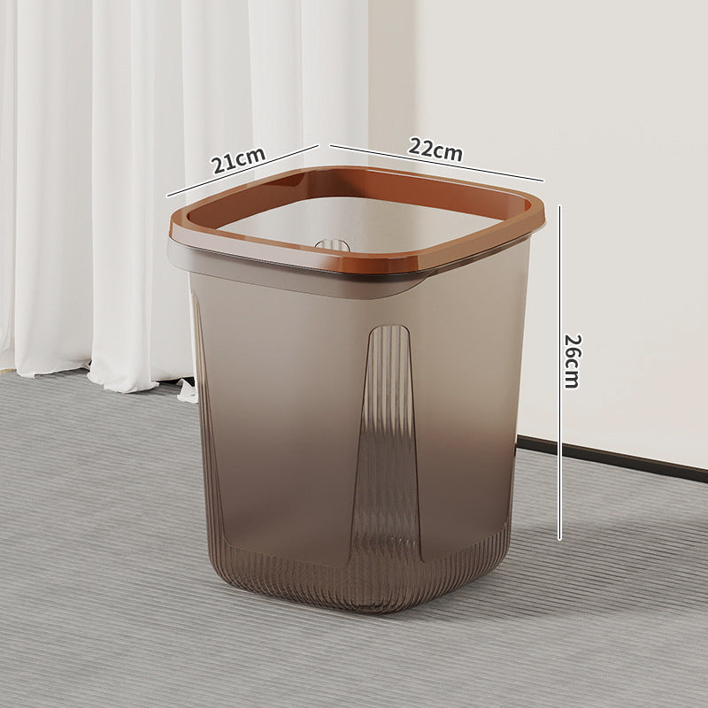 Ladies modern and elegant waste bin with non-slip bottom and ergonomic handle Bowlift