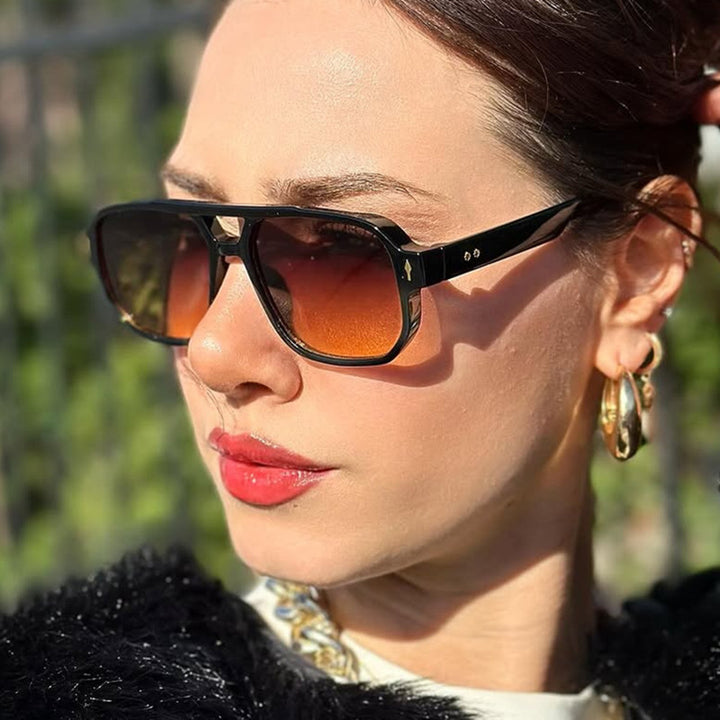 Women's trendy square sunglasses with luxurious details Bowlift