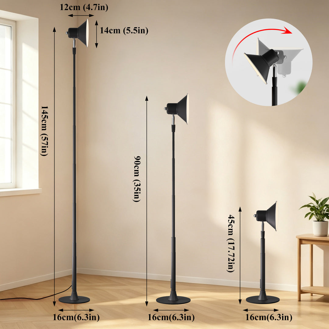 Adjustable Height LED Floor Lamp