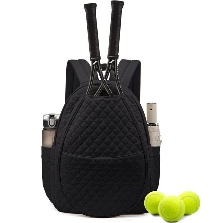 Quilted Tennis Racket Backpack Bowlift