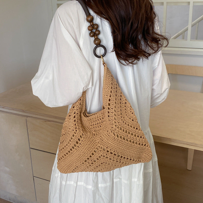 Handmade chunky knit bag Bowlift