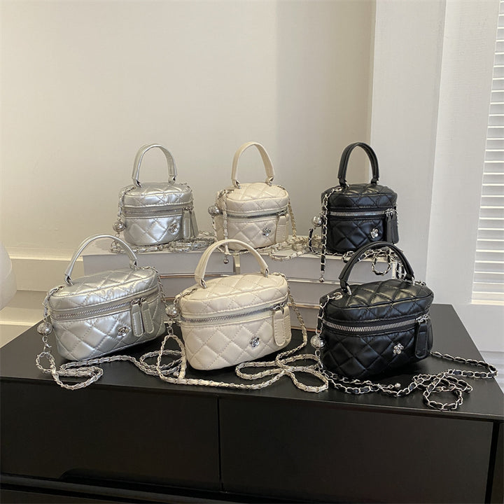 Quilted Mini Crossbody Handbag Bowlift