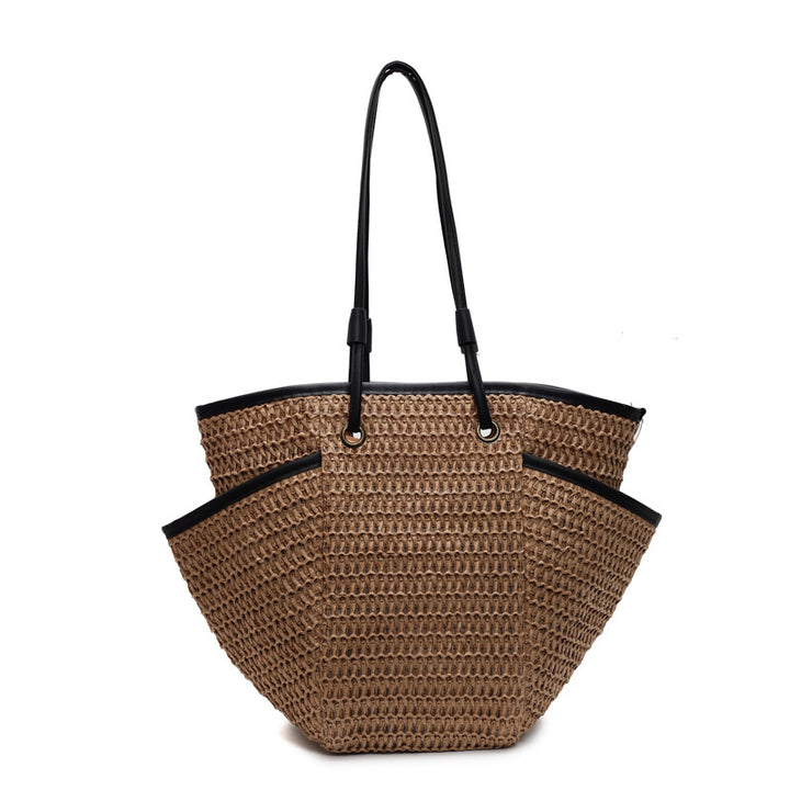 Spacious Macrame Beach Bag Bowlift