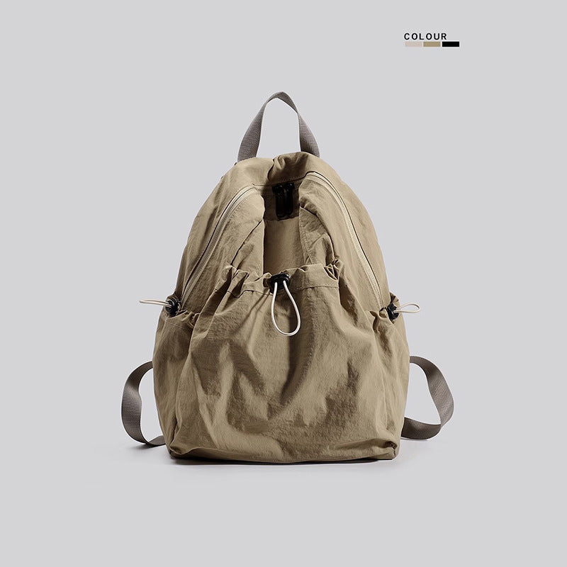 Lightweight Multi-Pocket Drawstring Backpack Bowlift