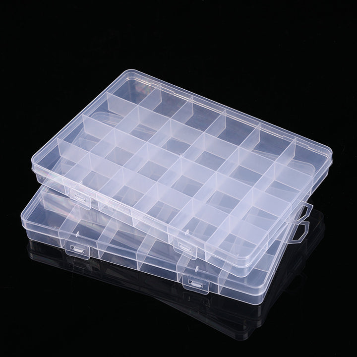 Multi-Compartment Clear Organizer Storage Box Bowlift