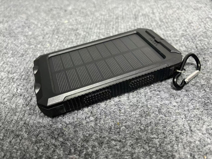 Portable solar power bank with integrated charging plug function Bowlift