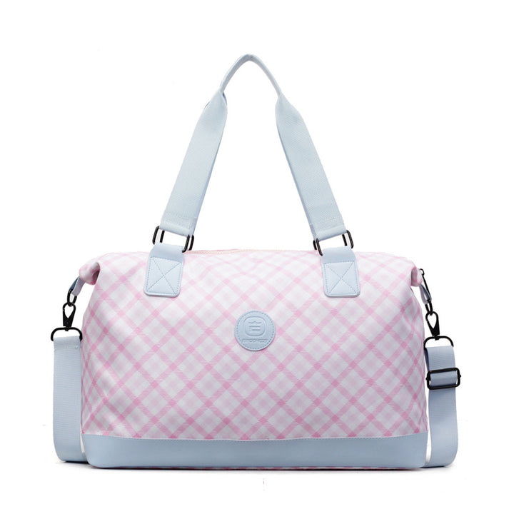 Sporty Travel Bag With Durable Surface Bowlift