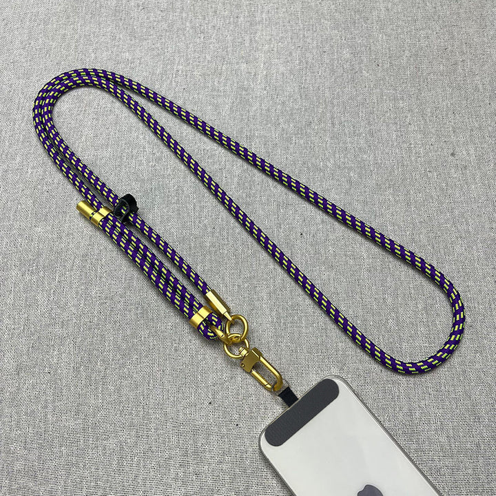 Adjustable Phone Lanyard with Metal Clips Bowlift