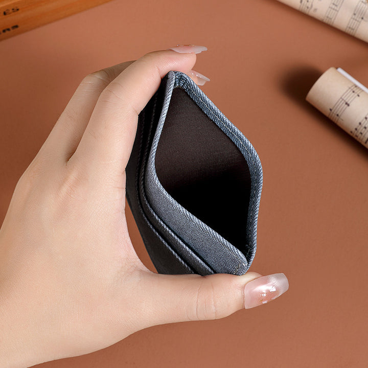 Compact Fabric Card Holder