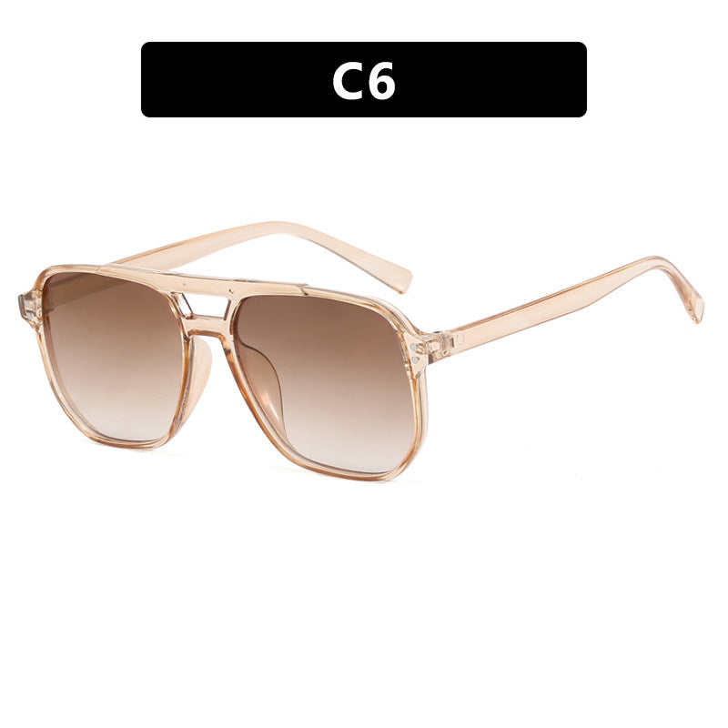 Women's oversized sunglasses with geometric design and UV protection Bowlift