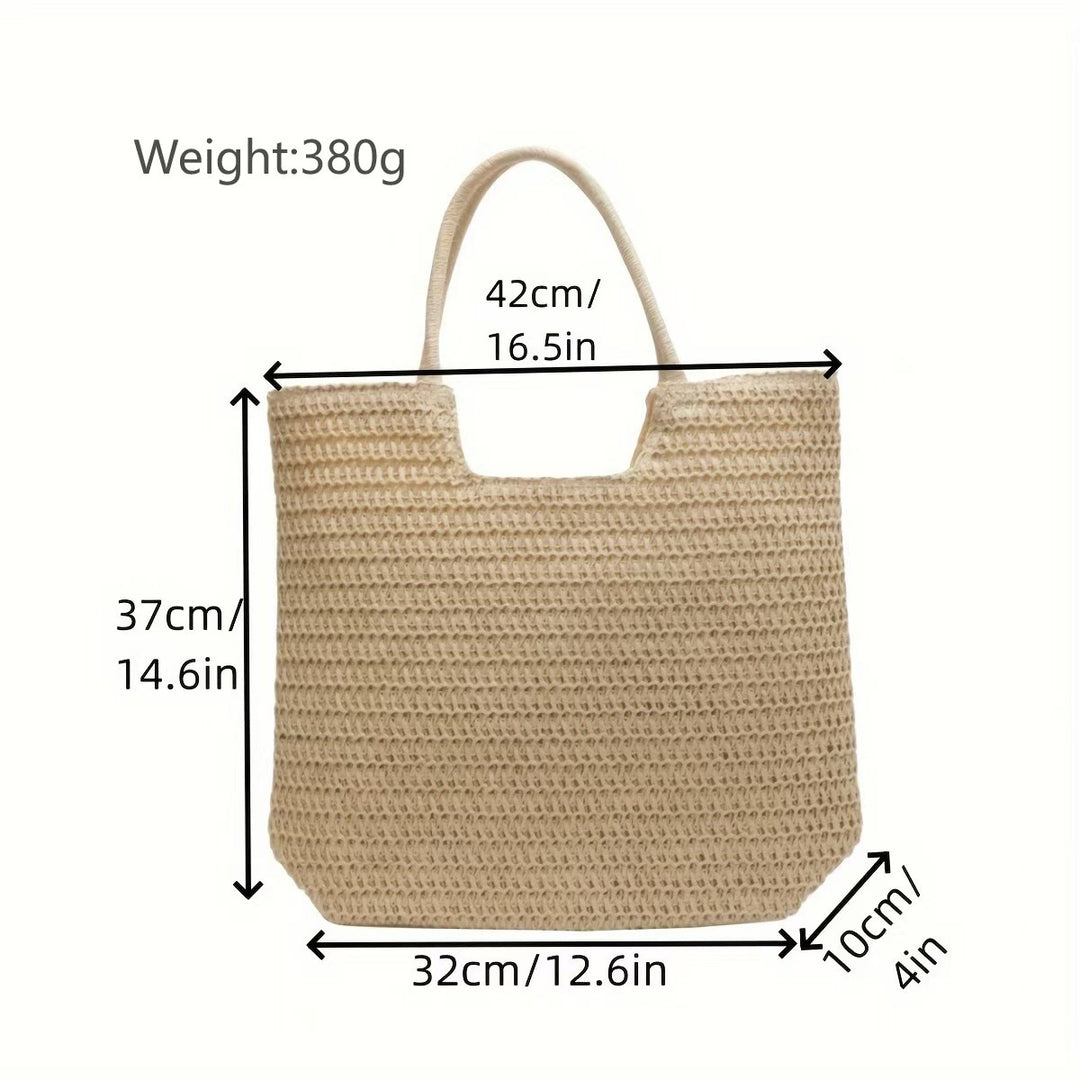 Handwoven tote bag with structured weaving Bowlift