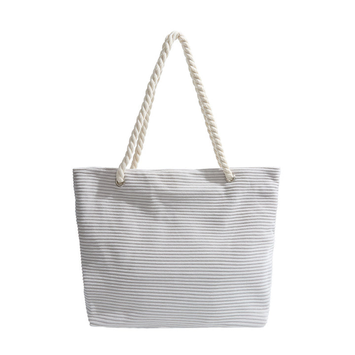 Stylish Textured Beach Tote Bowlift