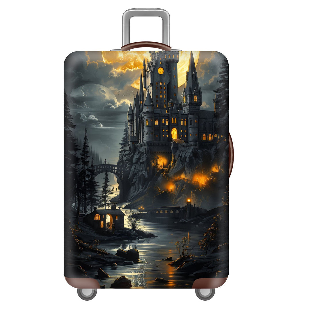 Unisex Hard Shell Suitcase with Inspiring Cityscape Bowlift