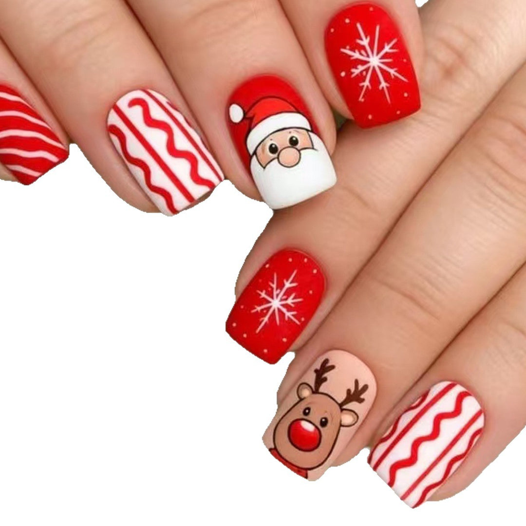 Festive Holiday-Themed Nail Art Bowlift 1788155423