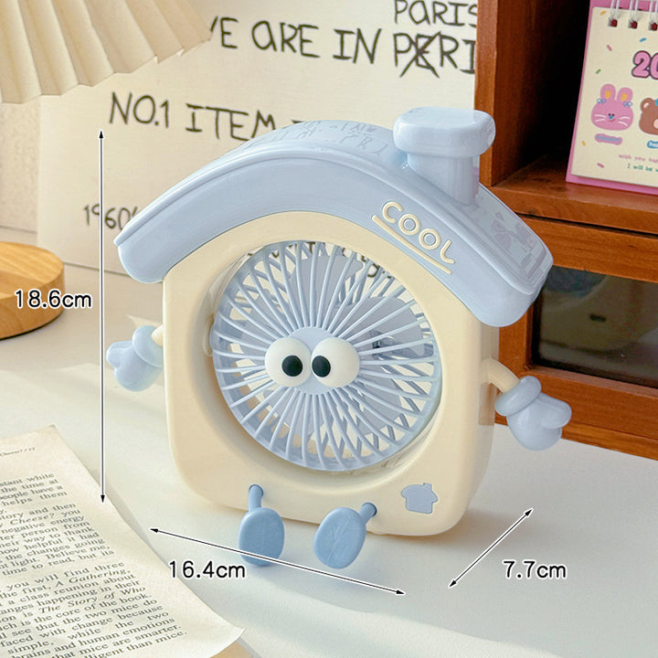 Ladies portable table fan with sweet design Bowlift