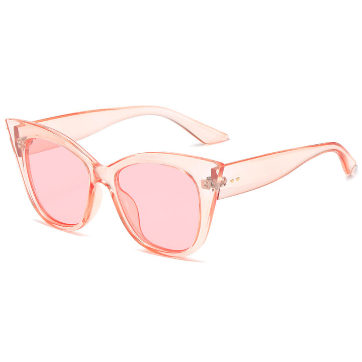 Women extravagant Cat-Eye sunglasses with mirrored lenses Bowlift