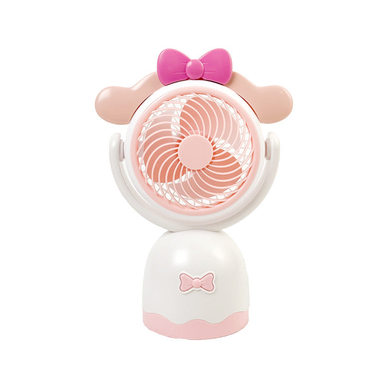 Women's Portable Table Fan in Playful Design Bowlift