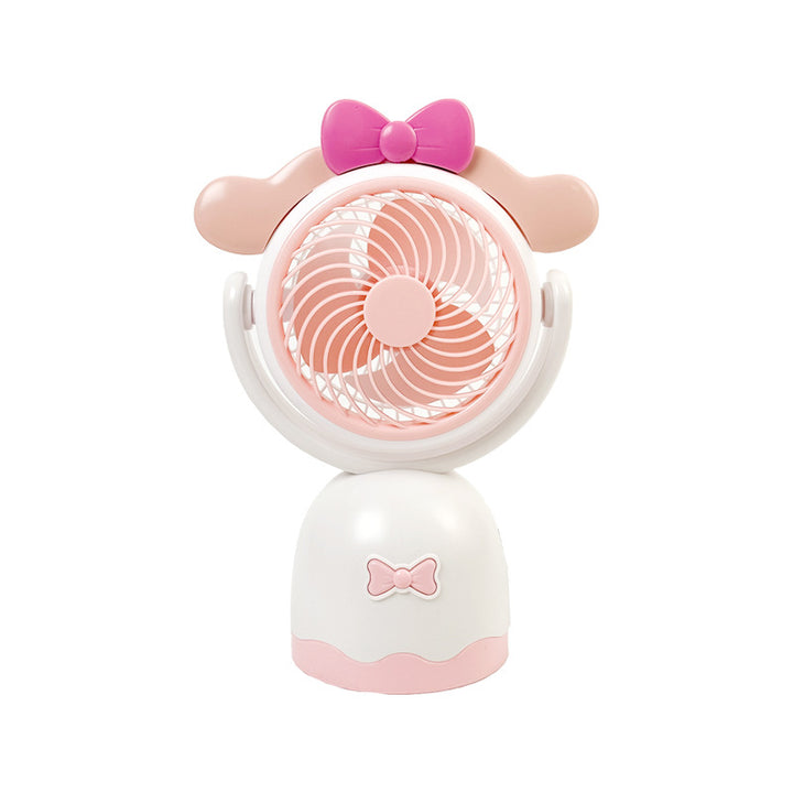 Women's Portable Table Fan in Playful Design Bowlift
