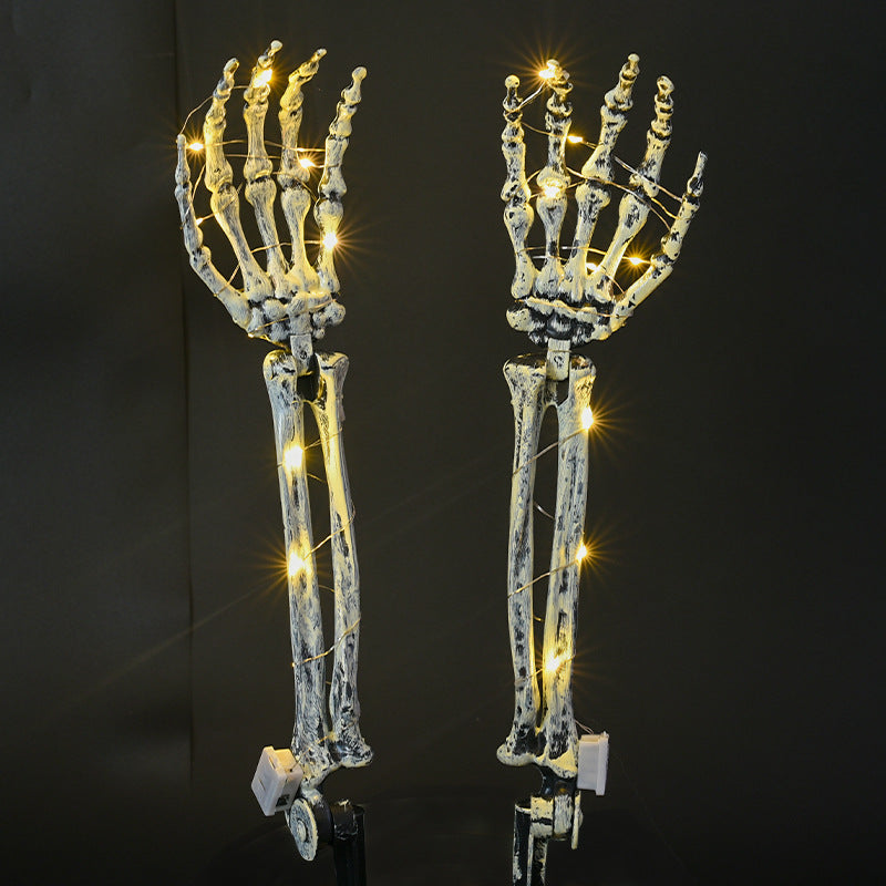 Decorative Skeleton Hand Garden Stake Bowlift