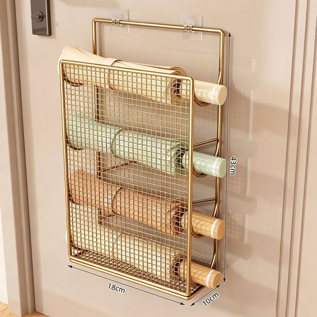 Wall-Mounted Rolled Paper Organizer Bowlift