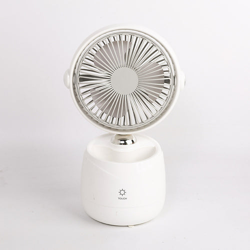Portable table fan with touch function and flexible tilt adjustment Bowlift