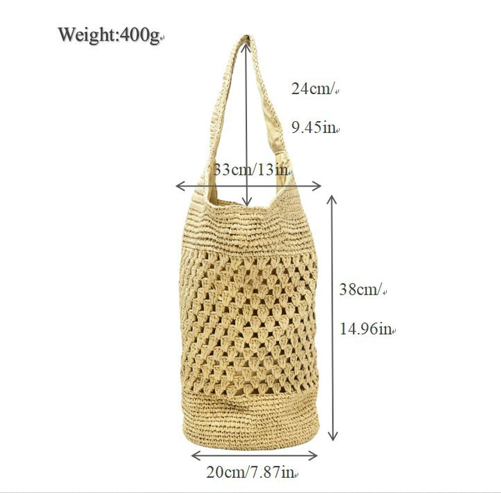 Handbag in Modern Net Design Bowlift