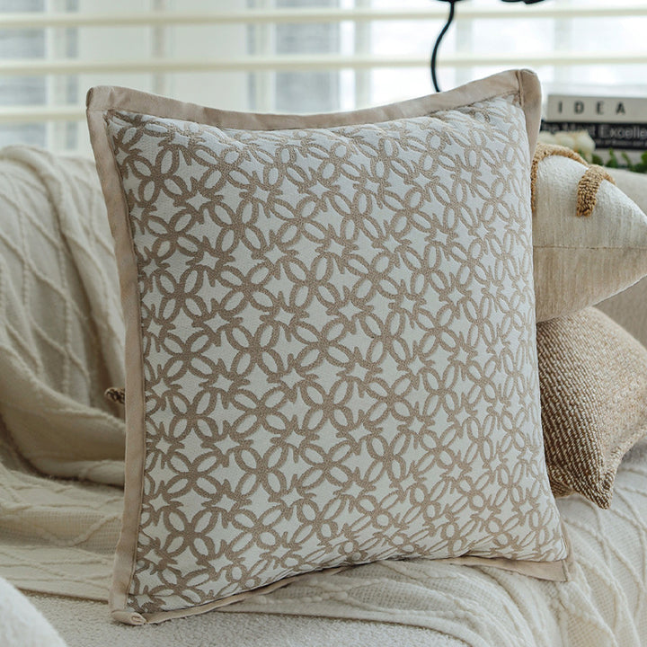 Decorative cushion with fine herringbone structure Bowlift