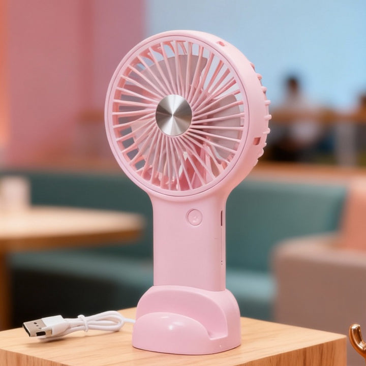 Portable hand fan with ergonomic design and USB charging function Bowlift