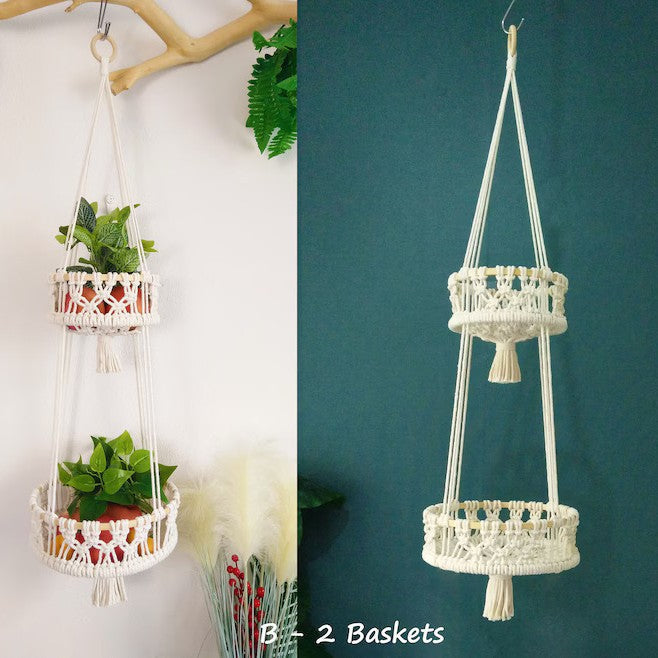 Hanging Macrame Plant Holder Bowlift