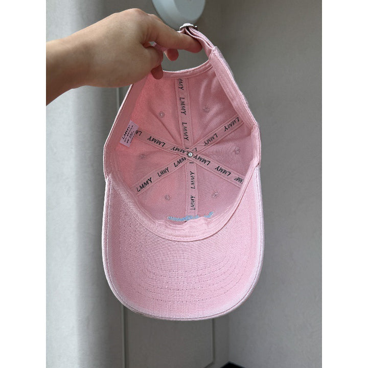 Women's Playful Embroidered Cap Bowlift