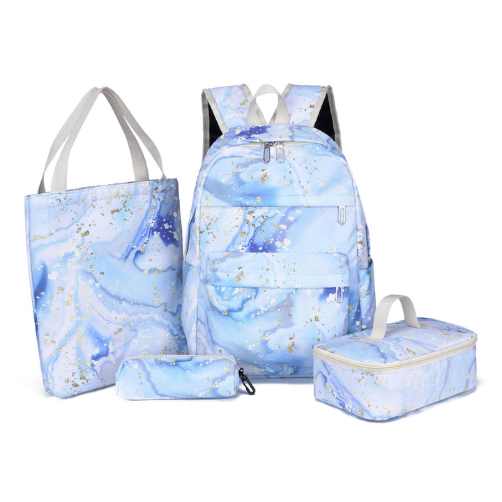Fashionable backpack with generous interior Bowlift