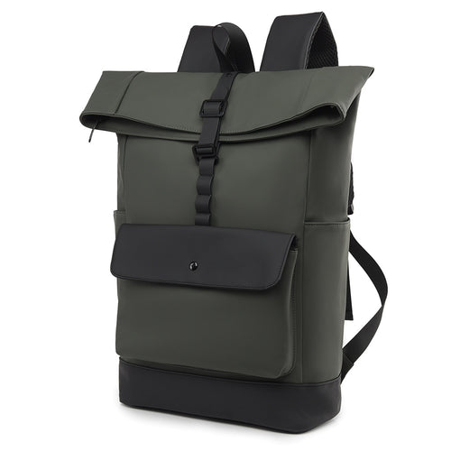 Modern roll top backpack with waterproof material and security closure Bowlift