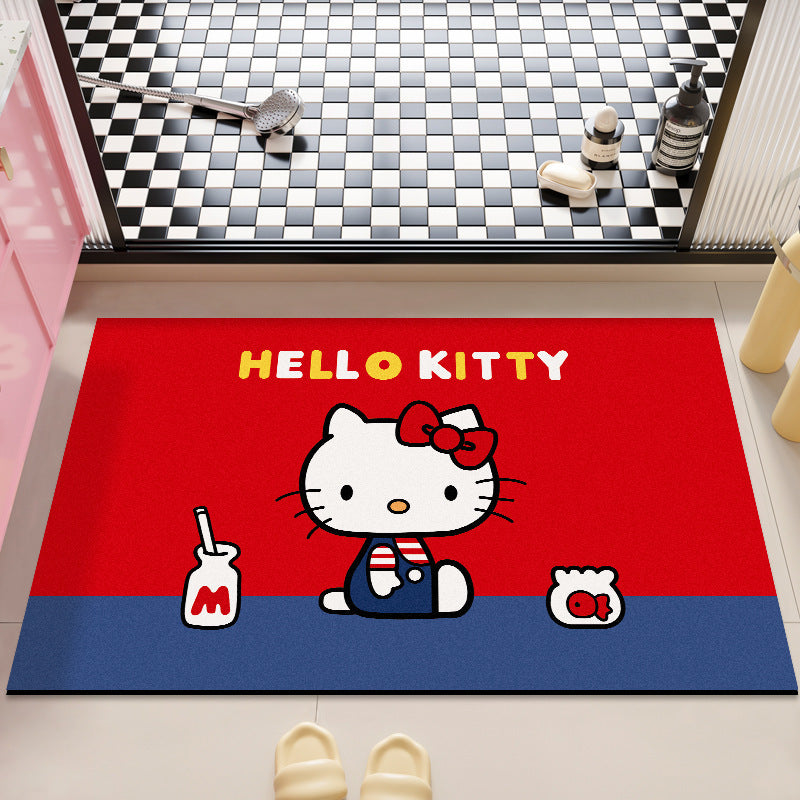 Cute Cartoon-Themed Bath Rug