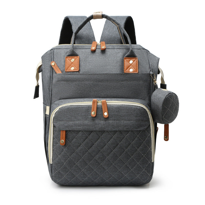 Multi-Purpose Quilted Travel Backpack Bowlift