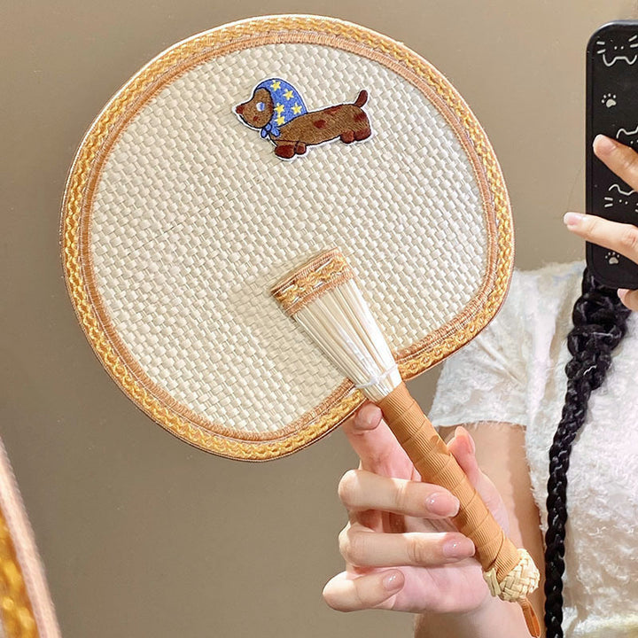 Handcrafted fan with cute animal design Bowlift