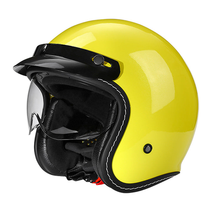 Stylish Open-Face Motorcycle Helmet Bowlift
