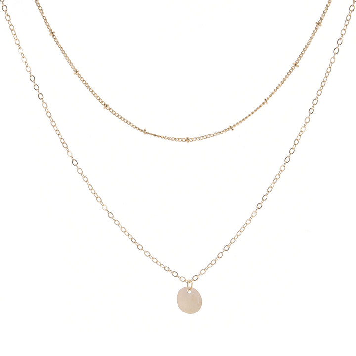Layered Elegant Chain Necklace Bowlift