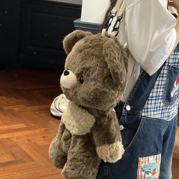 Plush Bear Backpack with Child-Friendly Design Bowlift
