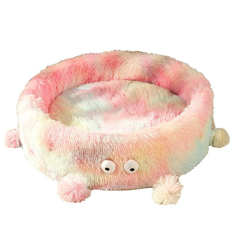 Cute Plush Dog Bed