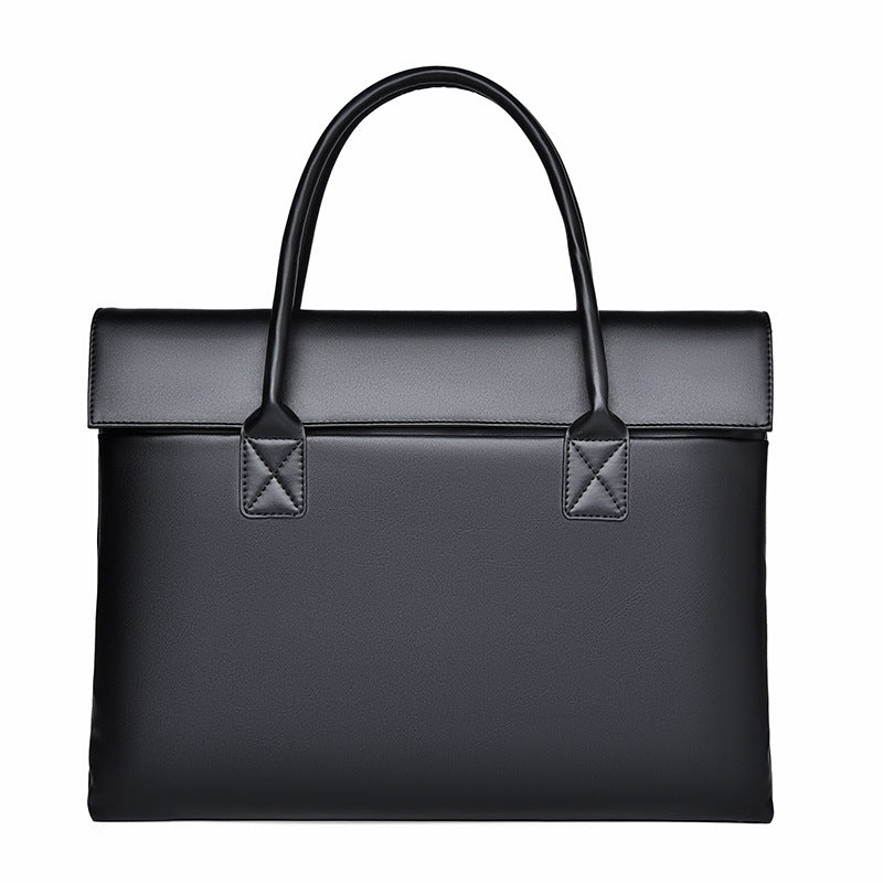 Elegant Briefcase with Structured Design Bowlift