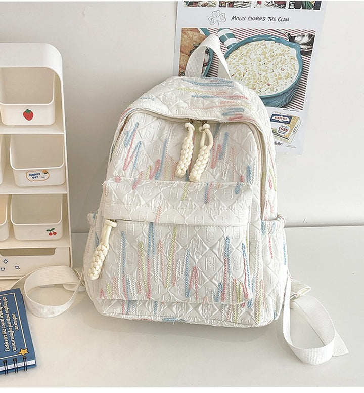Backpack with Sparkling Details Bowlift