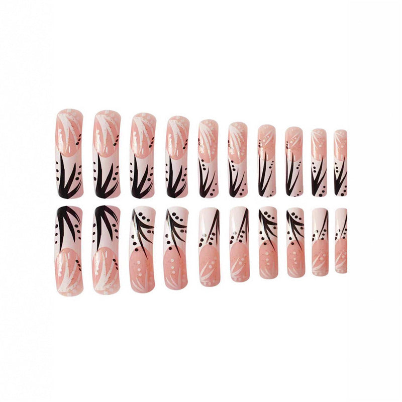 Decorative Long-Length Nail Art Bowlift
