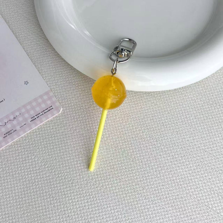 Lollipop-Inspired Charm Keychain Bowlift