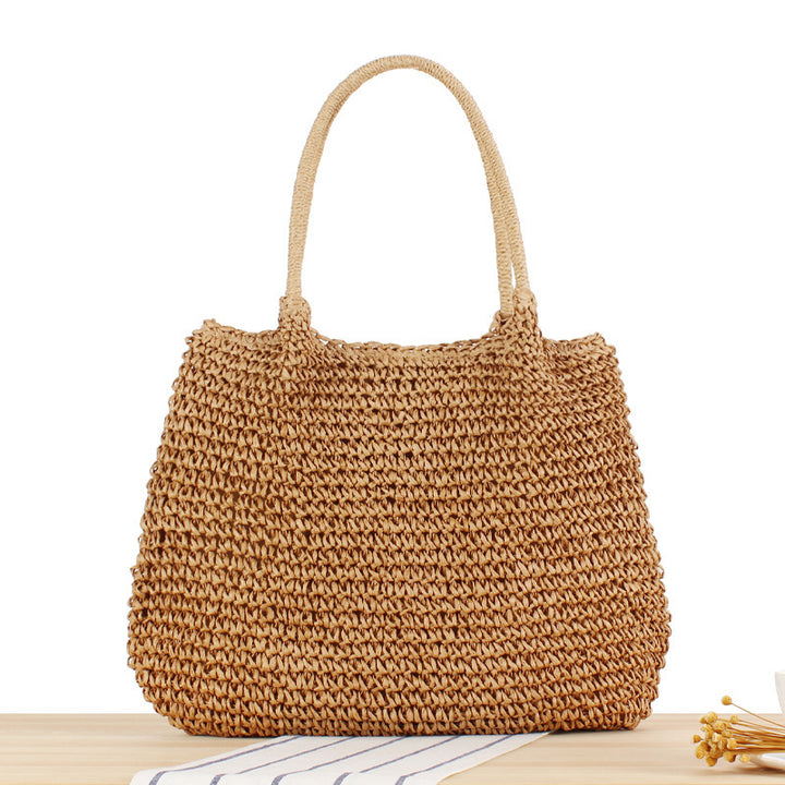 Braided shoulder bag with comfortable carrying handle Bowlift