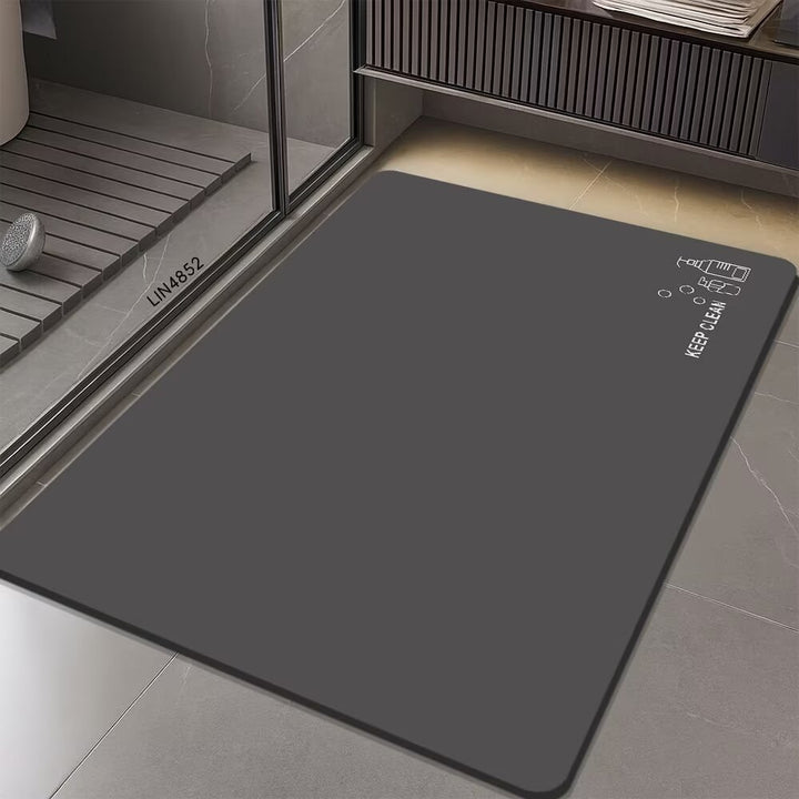 Geometric Hexagonal Pattern Bath Mat Bowlift
