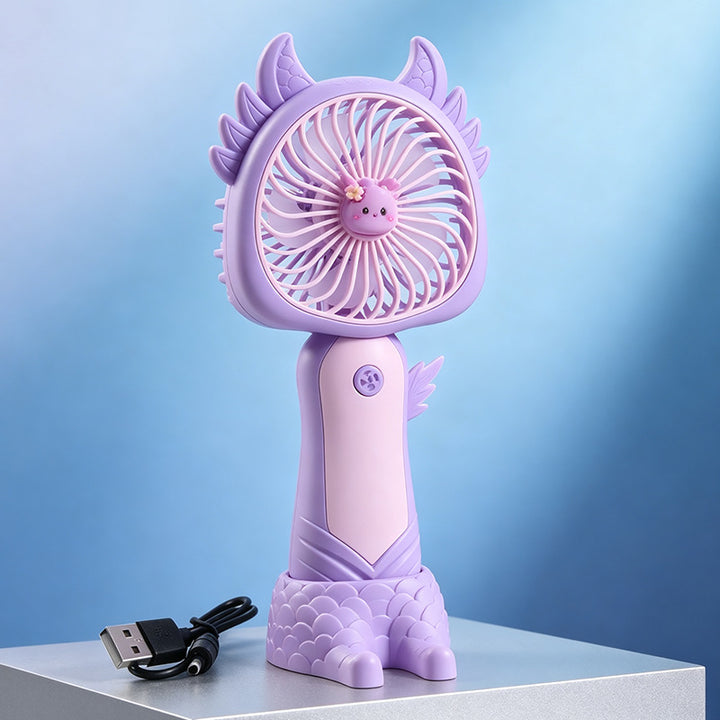 Portable Hand Fan in Creative Panda Design Bowlift