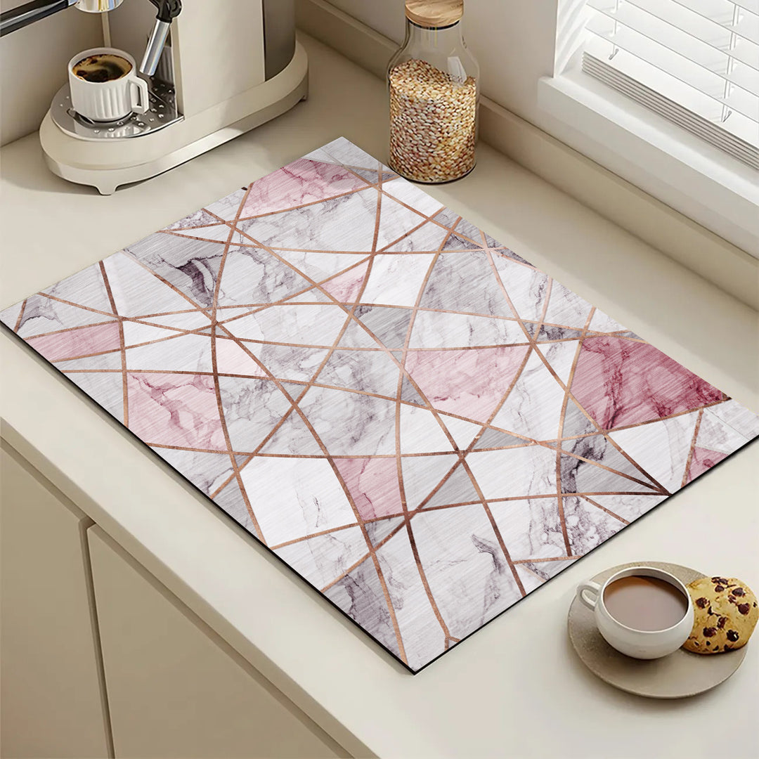 Abstract Geometric Kitchen Mat Bowlift