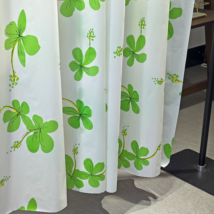Floral Patterned Shower Curtain Bowlift
