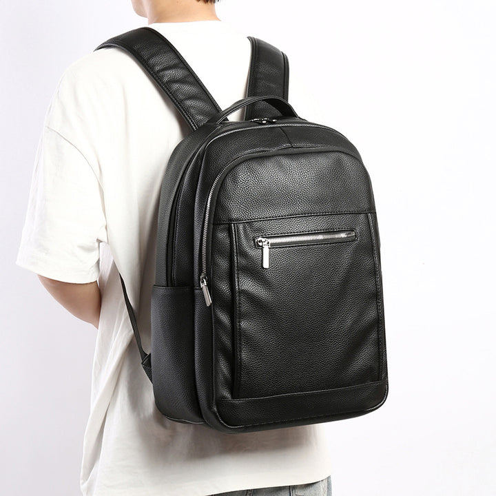 Premium Leather Business Backpack Bowlift